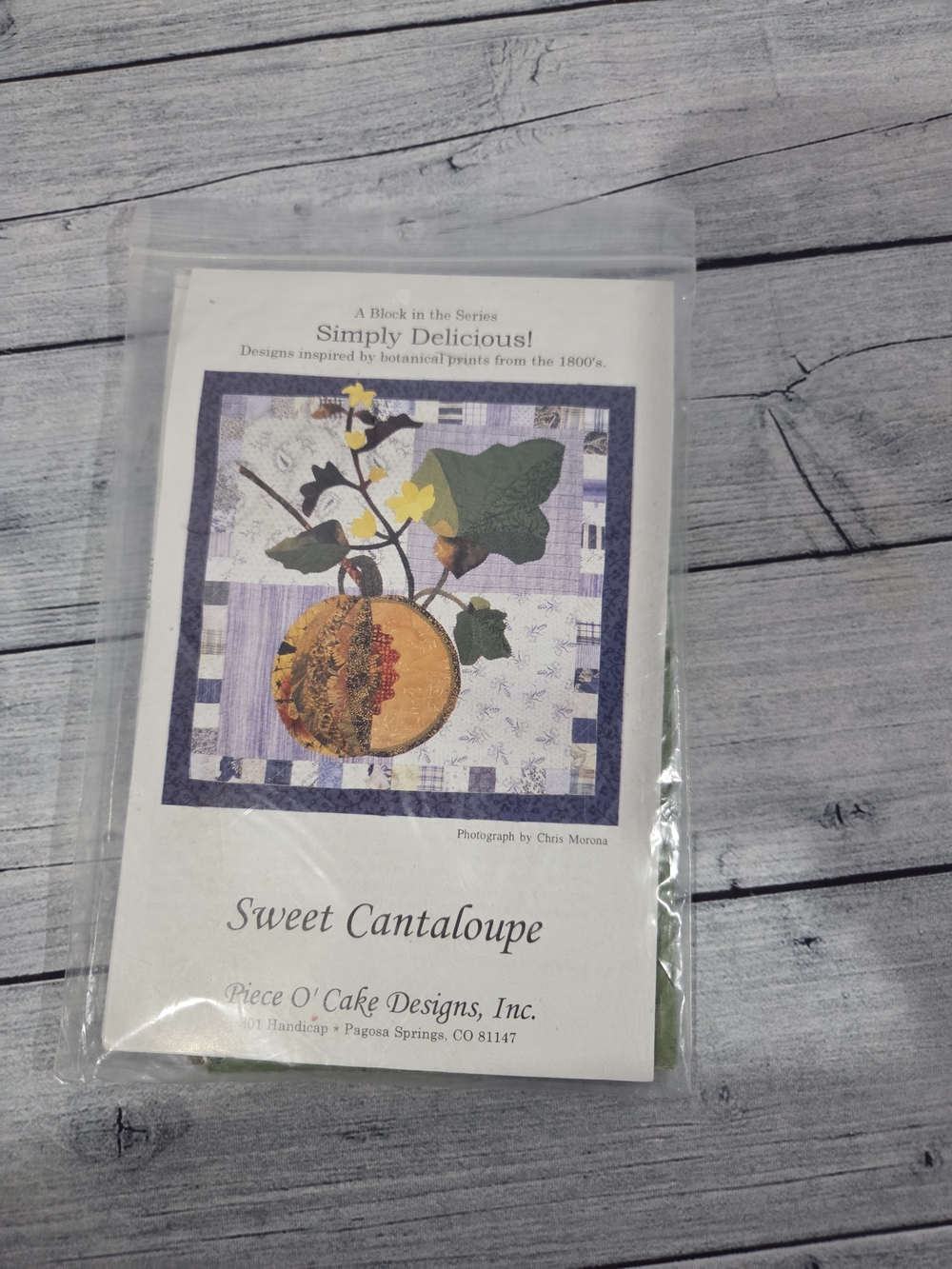 Piece O' Cake Designs Simply Delicious! Sweet Cantaloupe